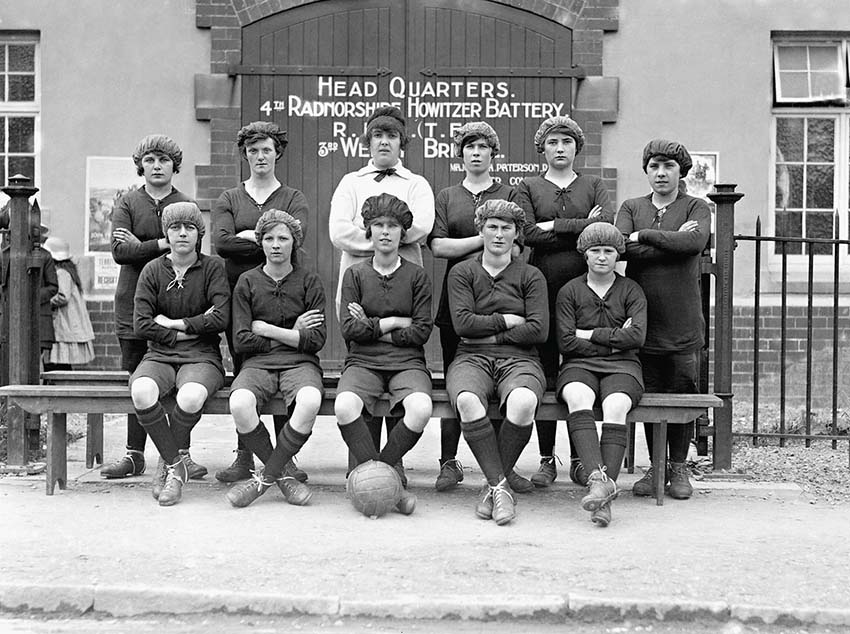 женский футбол в Шотландии 19 век